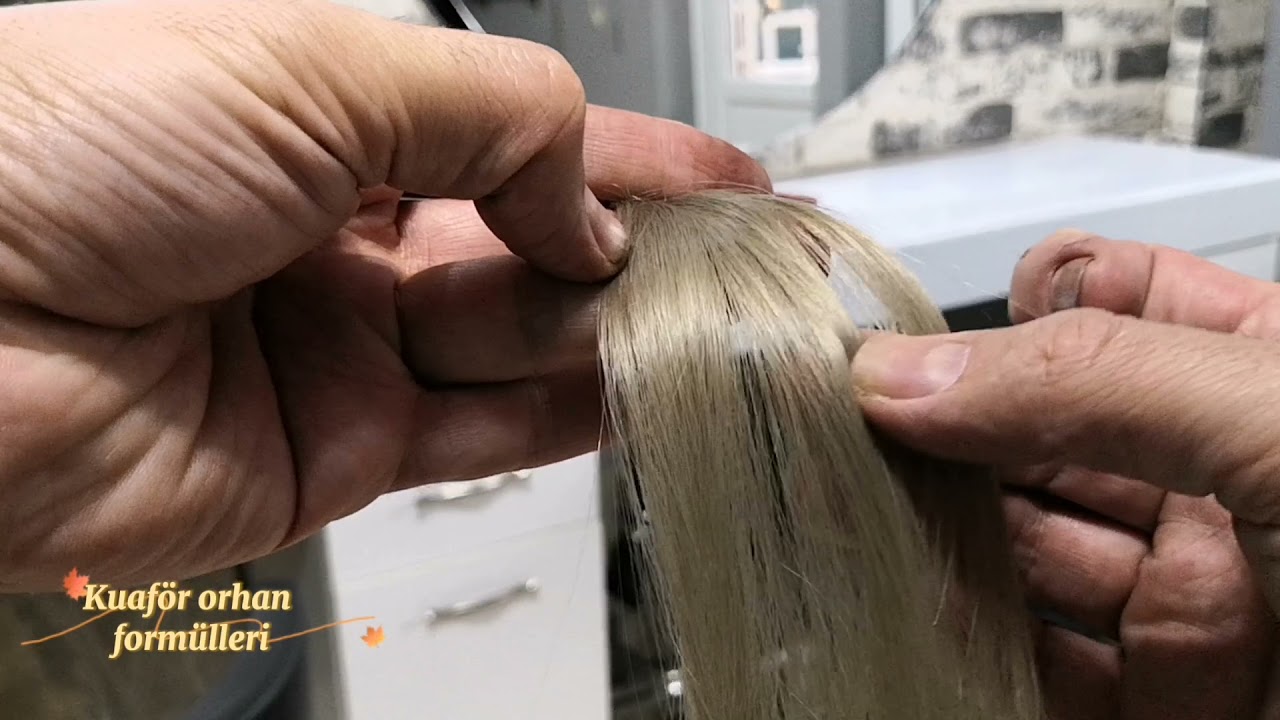 soğuk kum rengi formülü 😉 bebek kumralı yada rus kumralı olarak bilinen saç rengi