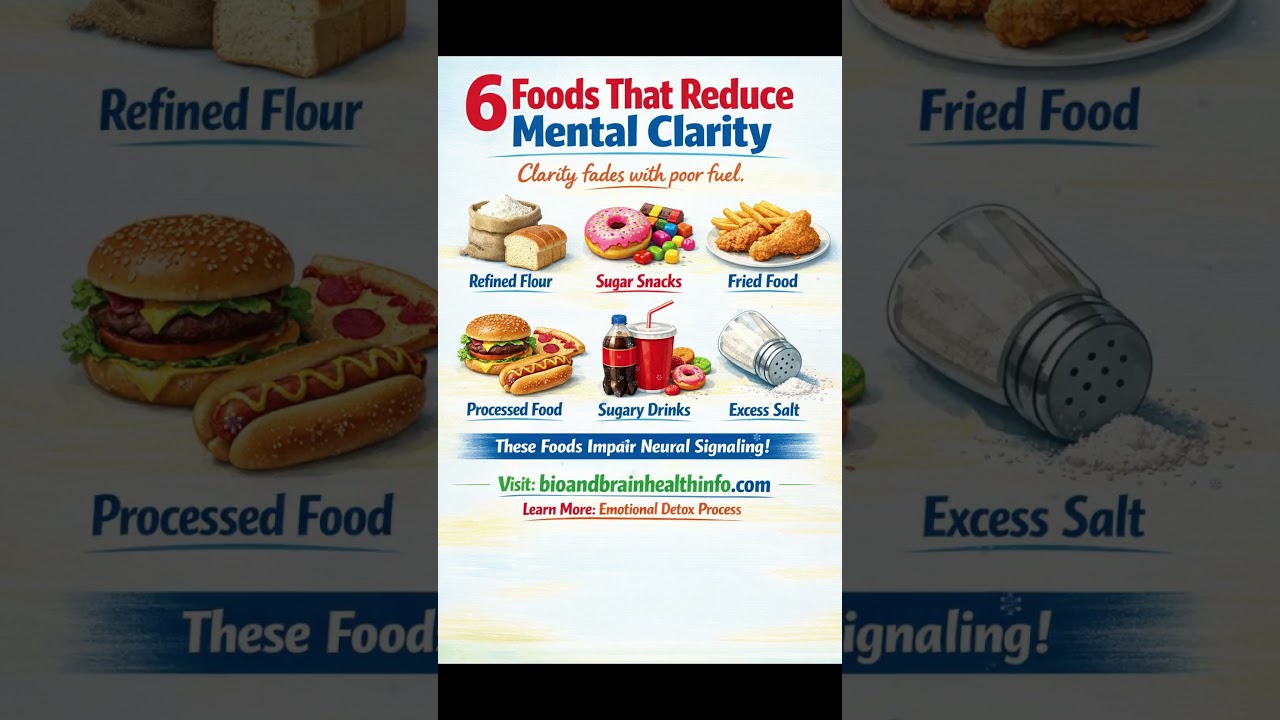6 Foods That Reduce Mental Clarity | Stop Brain Fog & Low Focus 