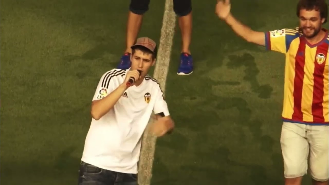 ALÉ VALENCIA - ACTUACIÓN MESTALLA COMPLETA - ZANÓN SHK  #valenciacf #mestalla #amunt #futbol #rap
