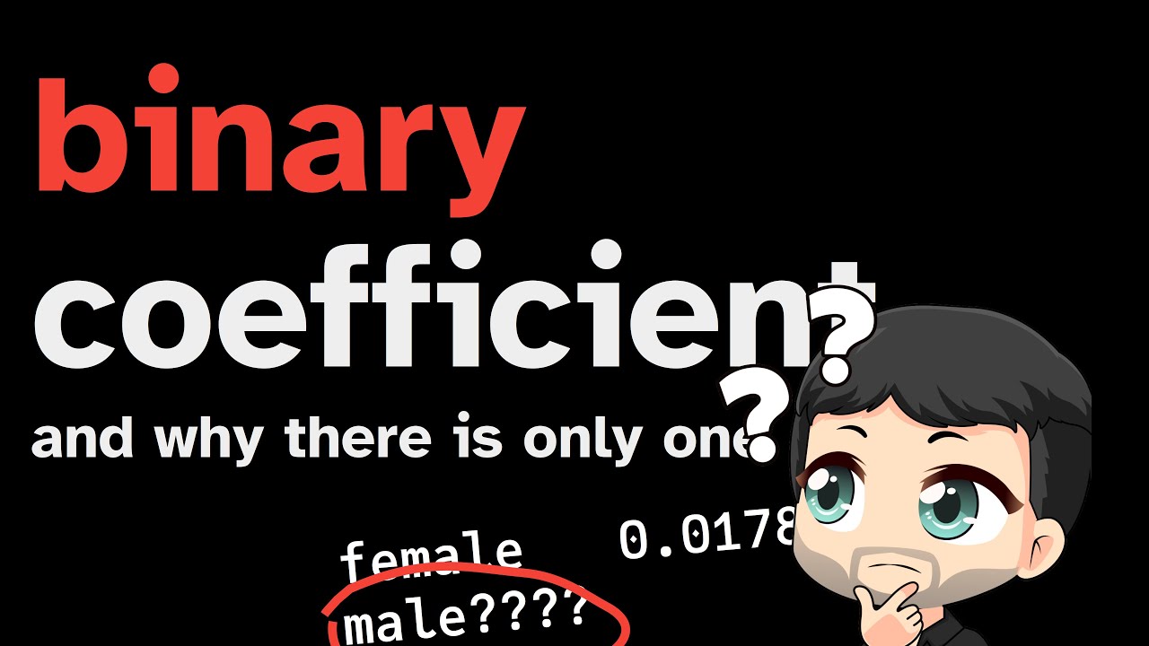 How to interpret coefficients of binary variables