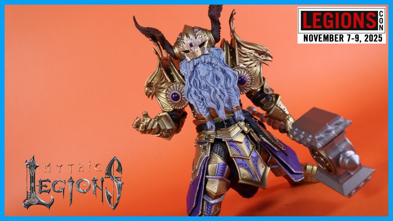 Обзор фигурки SIR VALGARD v2 от LEGIONSCON 2025: Эксклюзив Mythic Legions: Legacies of Mythoss