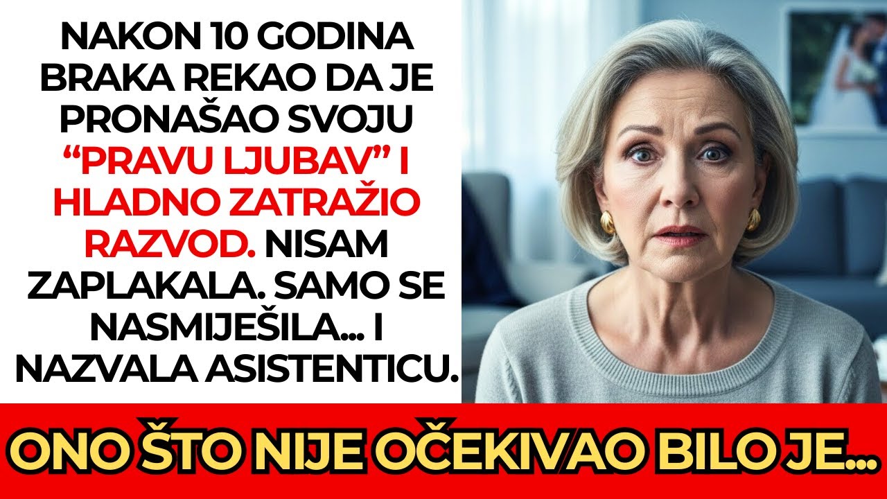 Nakon 10 godina, muž je našao svoju “pravu ljubav”😡 i tražio razvod💔 Nasmijala sam se i nazvala asis