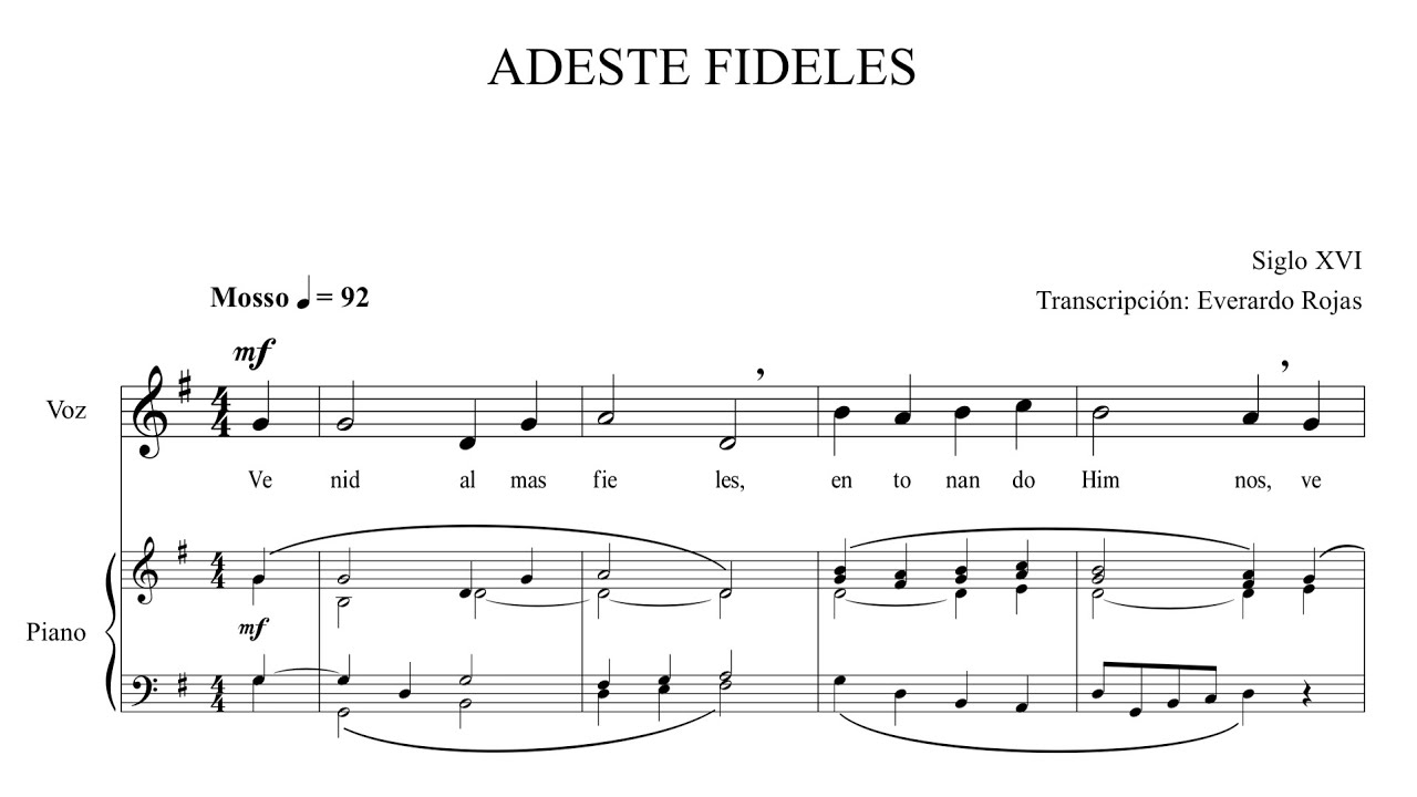 ADESTE FIDELES [Texto en español] SOPRANO #musica #villancicos #adestefideles #choir #coros 