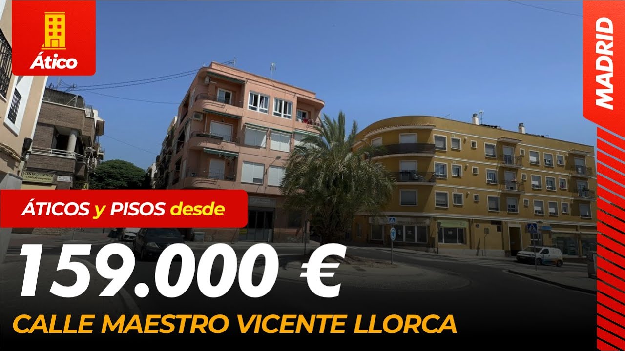 ✅ VENDIDO TODO EL EDIFICIO ✅IMBX777 ALICANTE /  2 Aticos +  6  Pisos / ascensor / 159.000€  patio 
