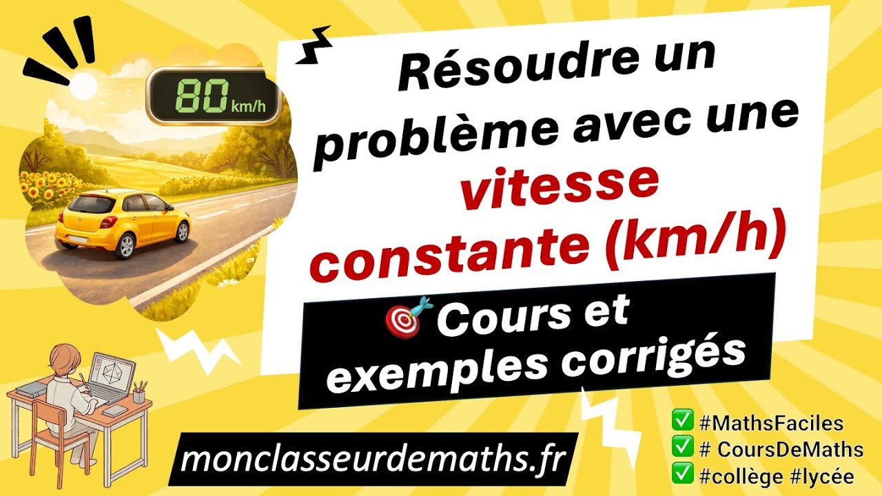 🚗 Comment calculer une distance à partir d’une vitesse en km/h ? (Méthode + exemple)