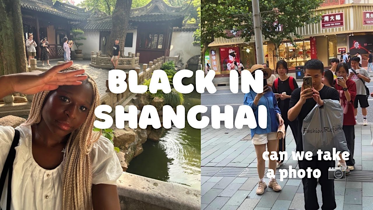 Black in Shanghai it's so different!! | Yu yuan gardens | food and boba!!