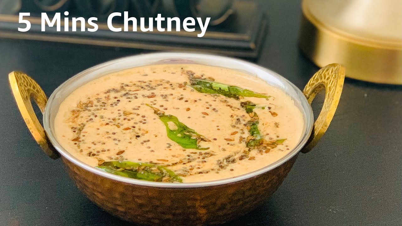 5 Mins Simple and Easy Chutney Without Tomato and Onion !!!!