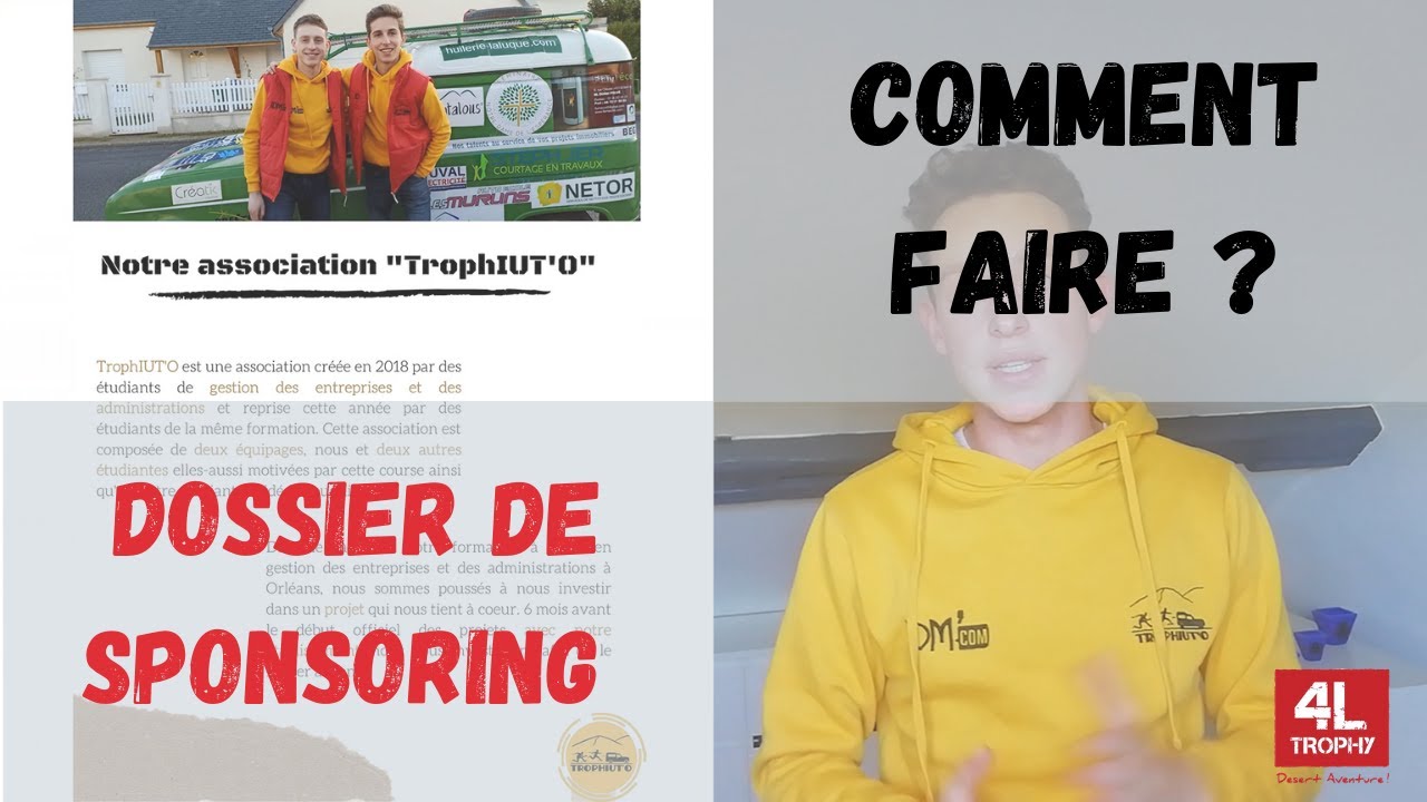 DOSSIER DE SPONSORING - Comment plaire aux entreprises + erreurs à ne pas commettre