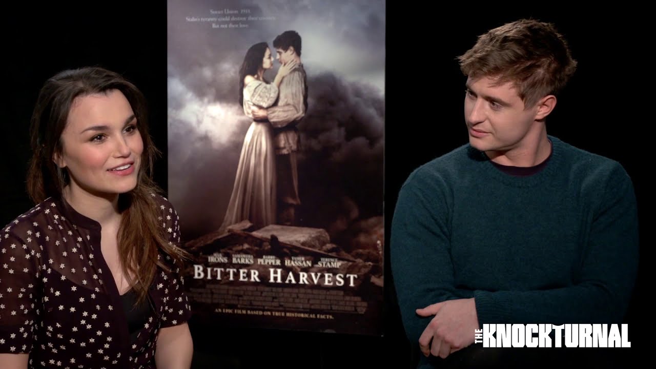 Samantha Barks and Max Irons Talk 'Bitter Harvest'