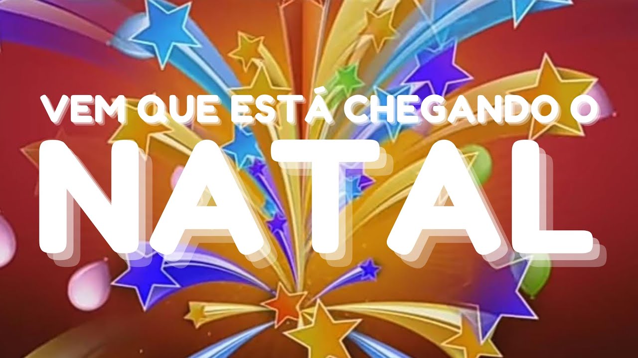 NATAL - VEM CHEGANDO O NATAL - Aline Barros - M&uacute;sica de Natal Fam&iacute;lia Alegria