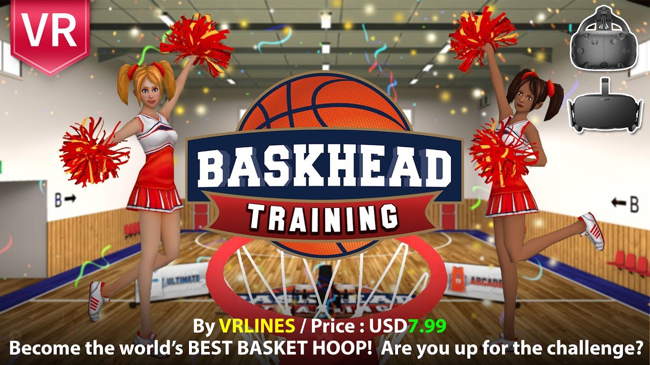 Baskhead Training HTC Vive and Oculus Rift Full HD1080p 60fps review and gameplay