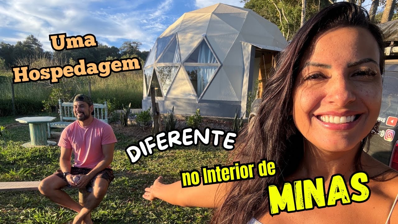 Como foi dormir em um DOMO no interior de Minas