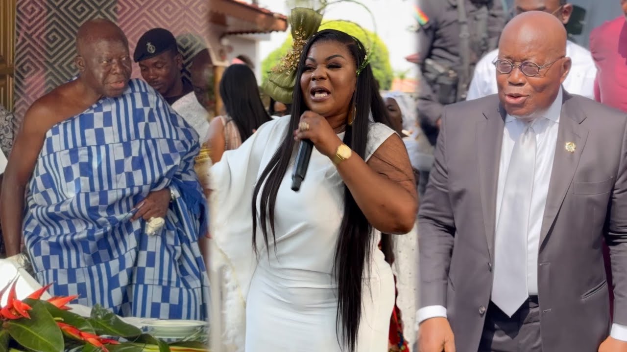 Beautiful❤️Empress Gifty Surprises Otumfour,Prz Nana Addo & Queen Mothers with Massive Performance😀