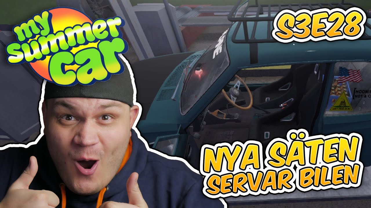 NYA SÄTEN OCH SERVAR BILEN! | My Summer Car - S3E28