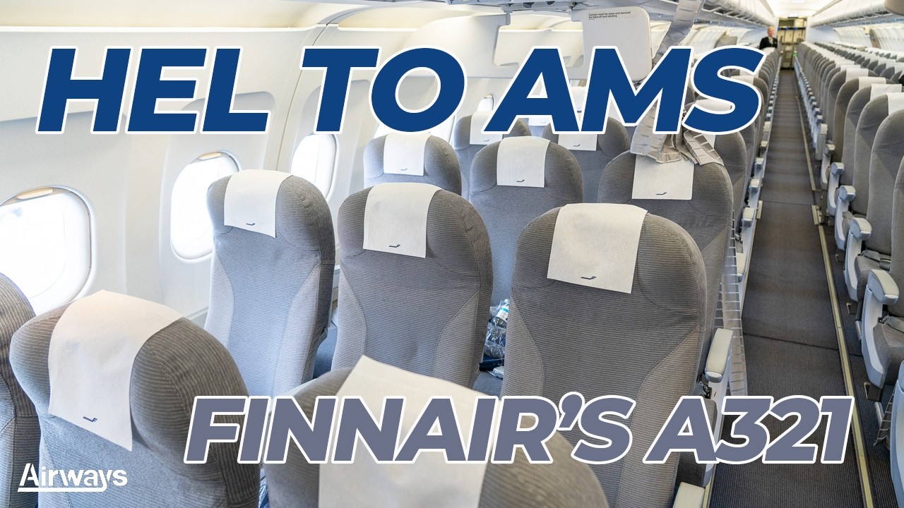 Flying Finnair from Helsinki to Amsterdam in Business Class | #Traveler