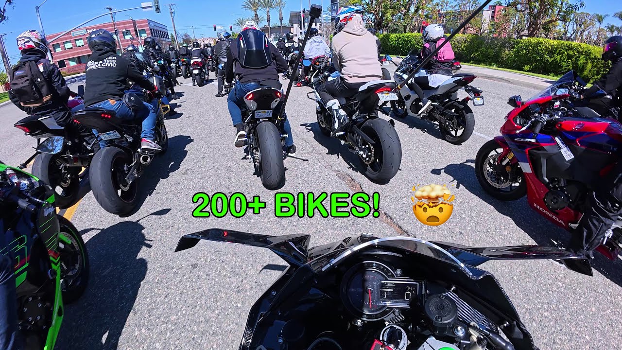 Ninja H2 Joins Insane Bike Meet!
