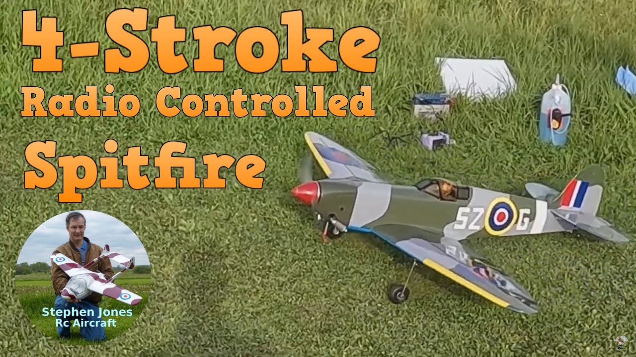 Spitfire Powered by a Saito 4-Stroke