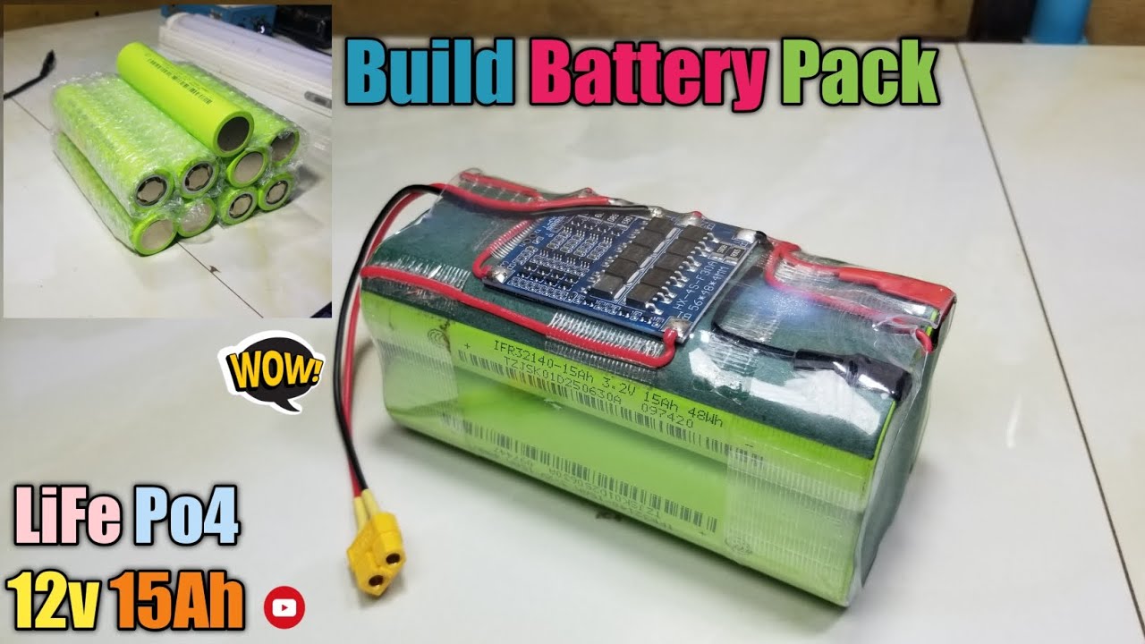 I created a long lasting stone.I make a battery LiFe Po4 3.2v 15Ah pack.