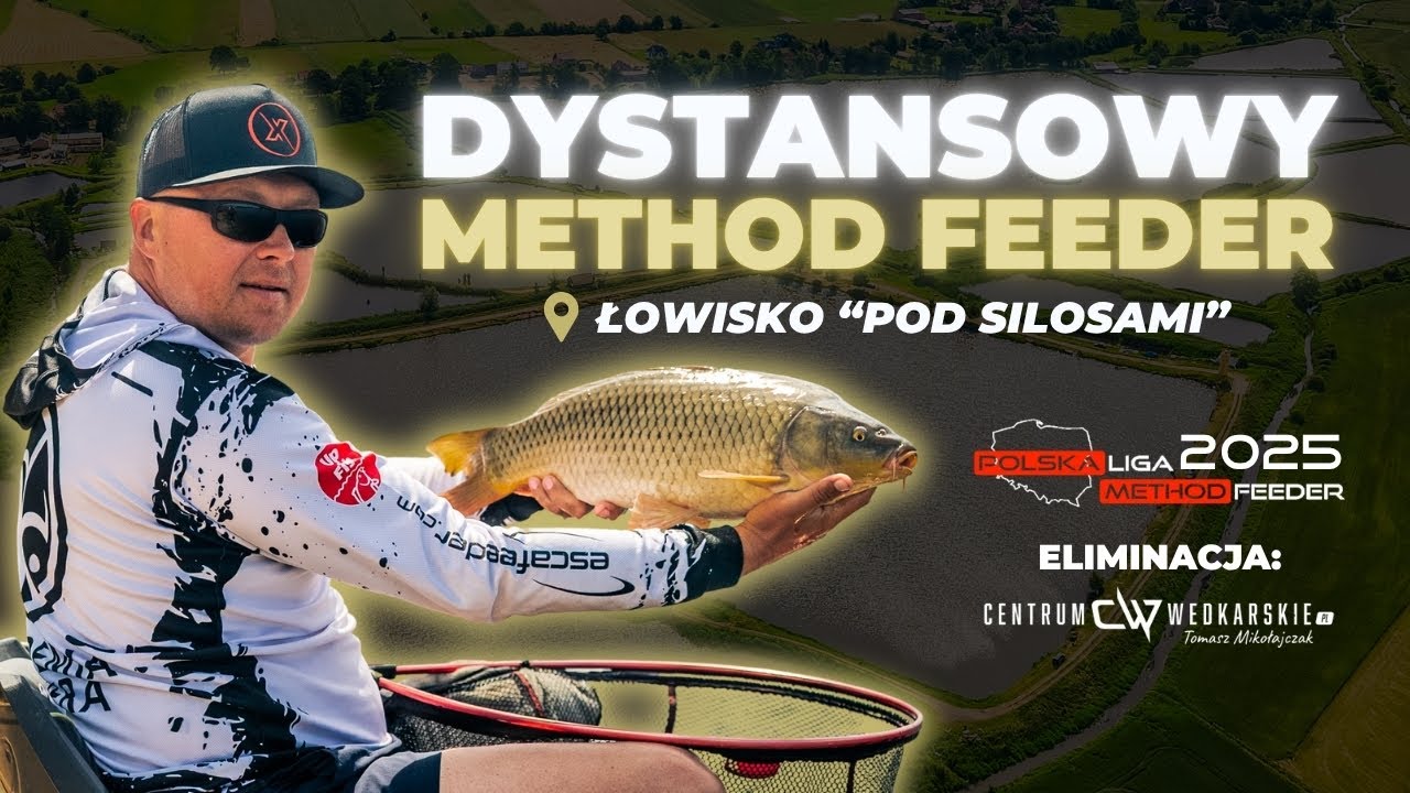 DYSTANSOWY METHOD FEEDER na łowisku 