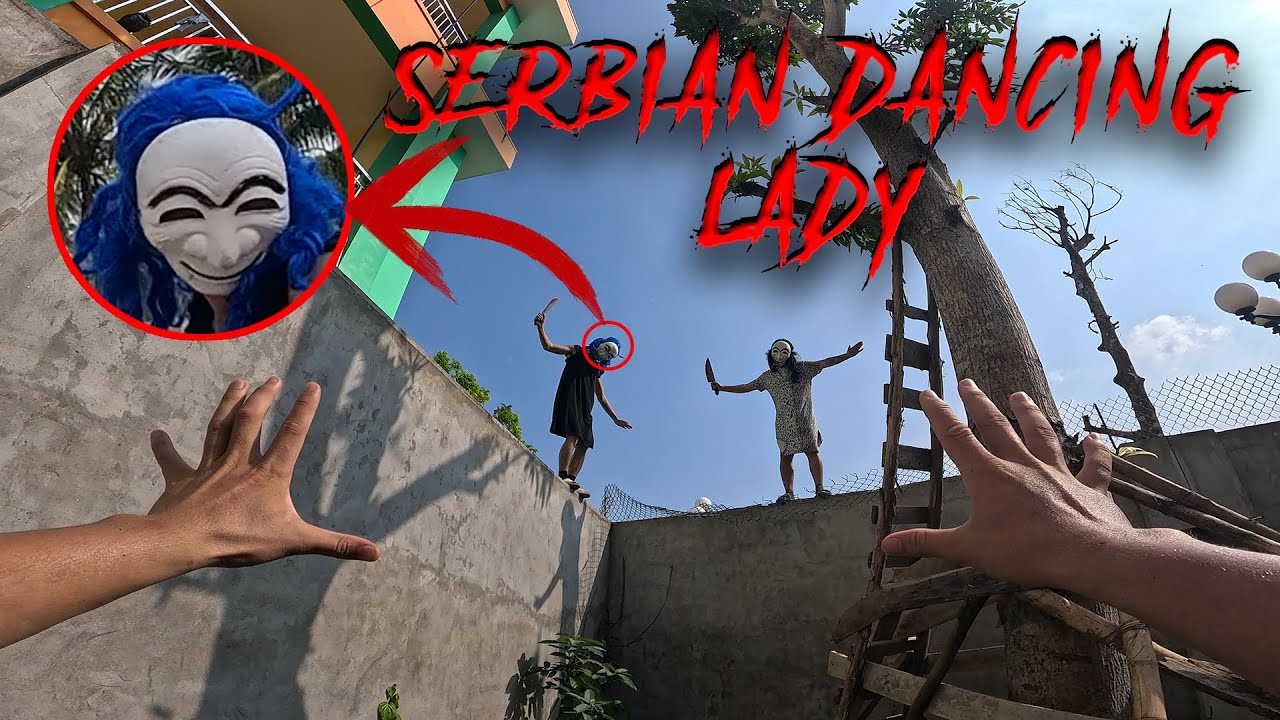 SERBIAN DANCING LADY REAL LIFE ESCAPE 40.0 | Horror Parkour Pov Short | Bubbles 3Run