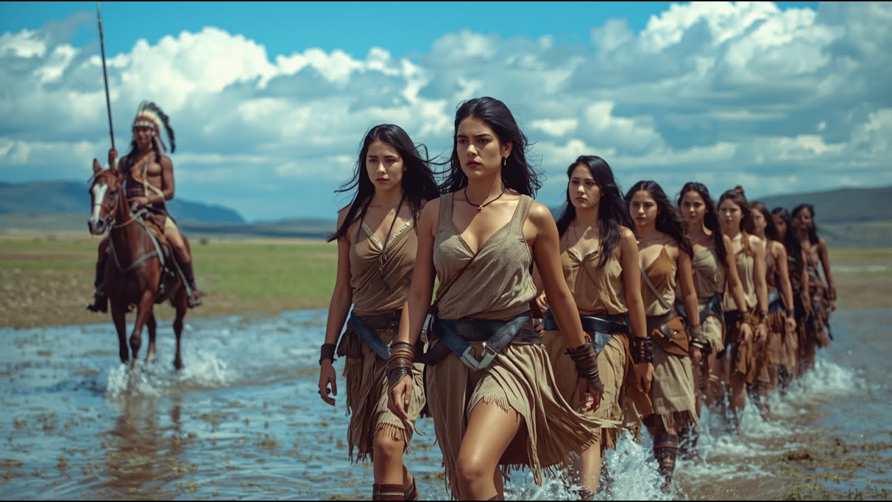He Saved the Apache Chief’s Son — The Next Day, 20 Brides Arrived at His Door: “Choose One!”