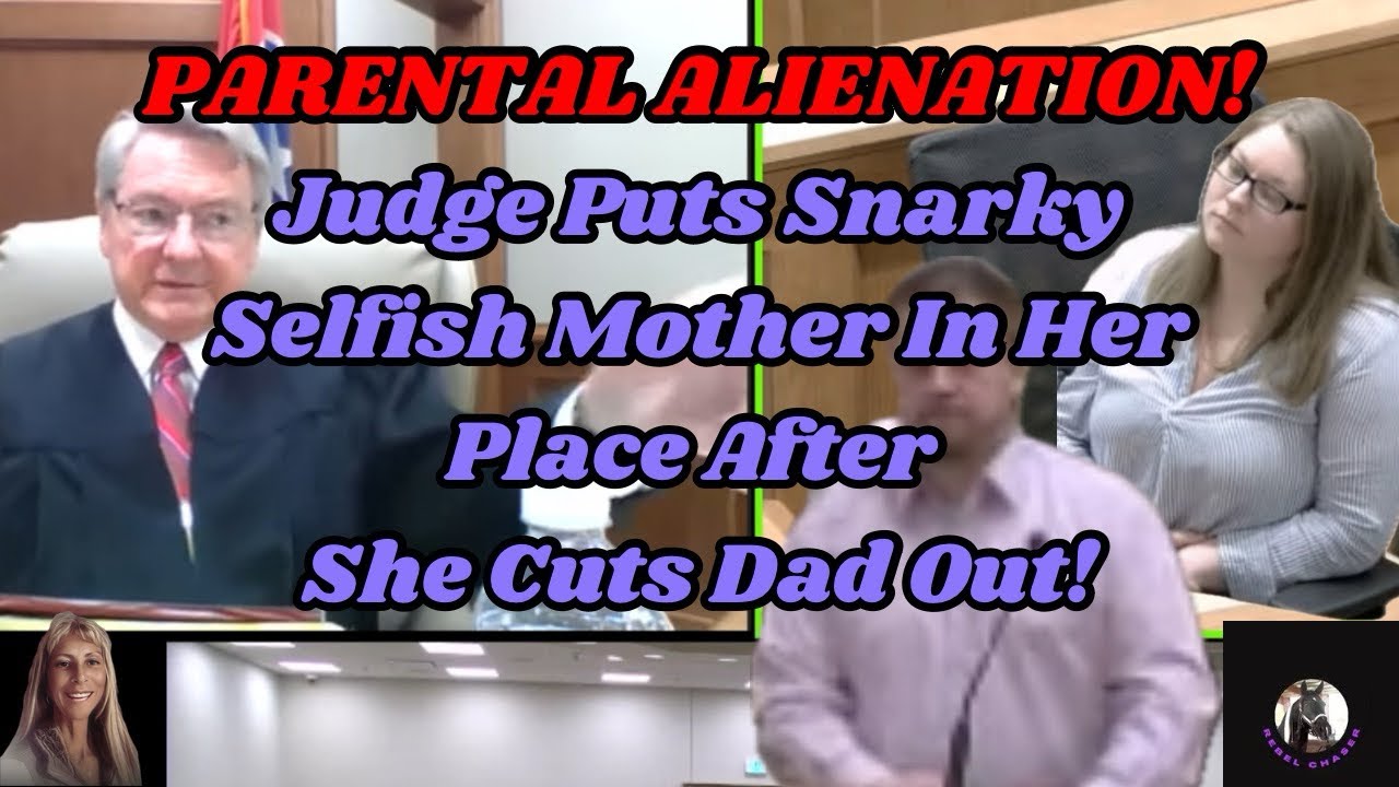 Judge Puts Snarky Selfish Mother In Her Place After She Cuts Dad Out!