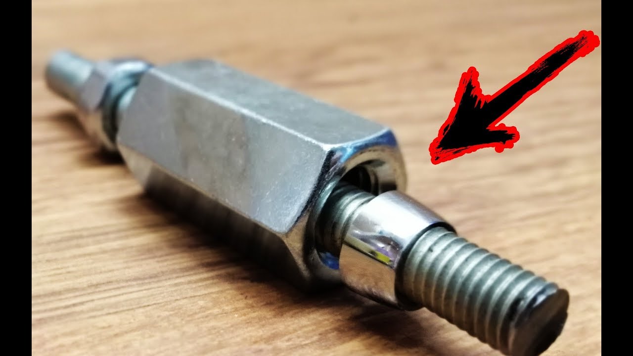 Hand tool of bolts and nuts made at home by yourself