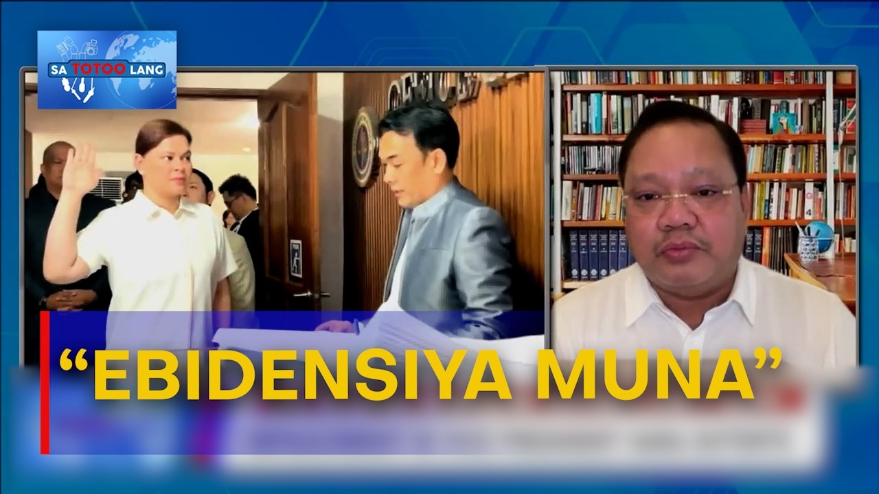 NUP, titingin muna sa ebidensiya sa impeachment vs VP Sara | Sa Totoo Lang