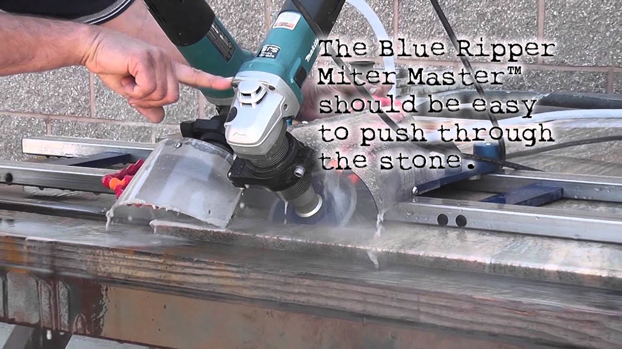 How to Make a Mitered Edge in Stone