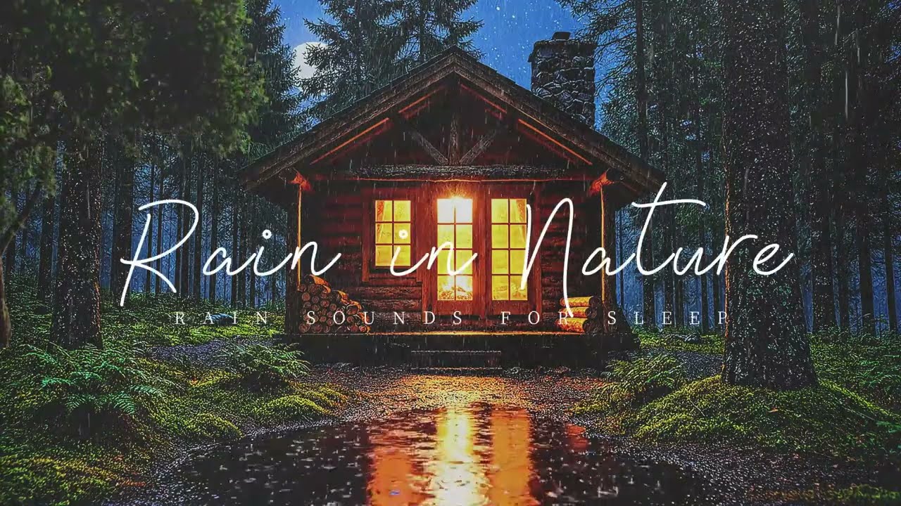 Rain Sound for Sleep | Gentle Rain on Leaves | Rain Sounds for Instant Relaxation & Sleep