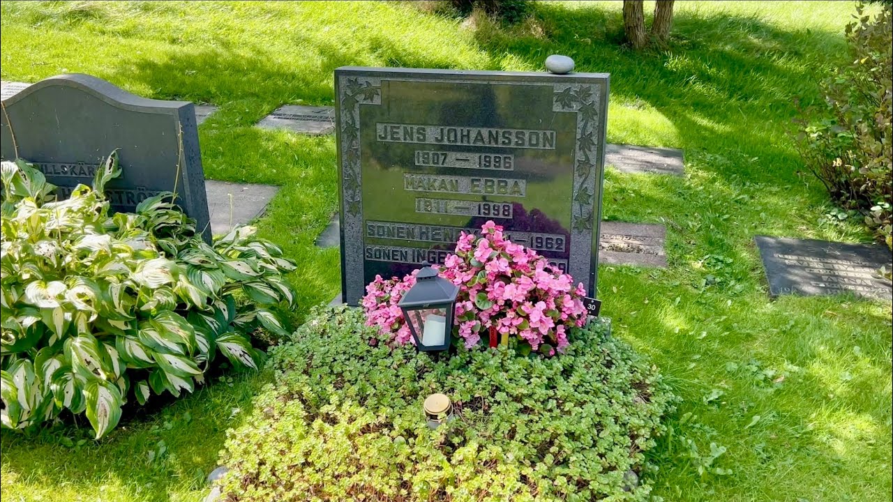 Ingemar INGO Johanssons gravplats på Västra Kyrkogården i Göteborg