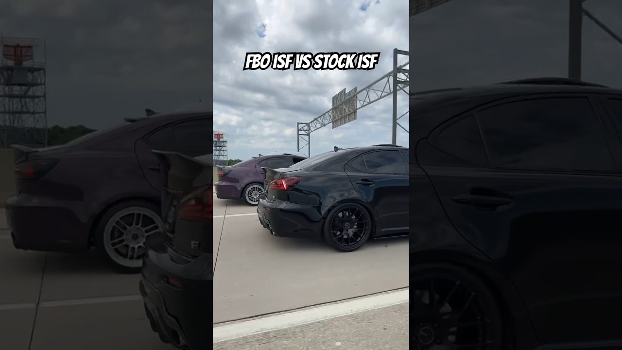 FBO ISF vs STOCK ISF #Leuxs #ISF #is500 #Lexusisbetter