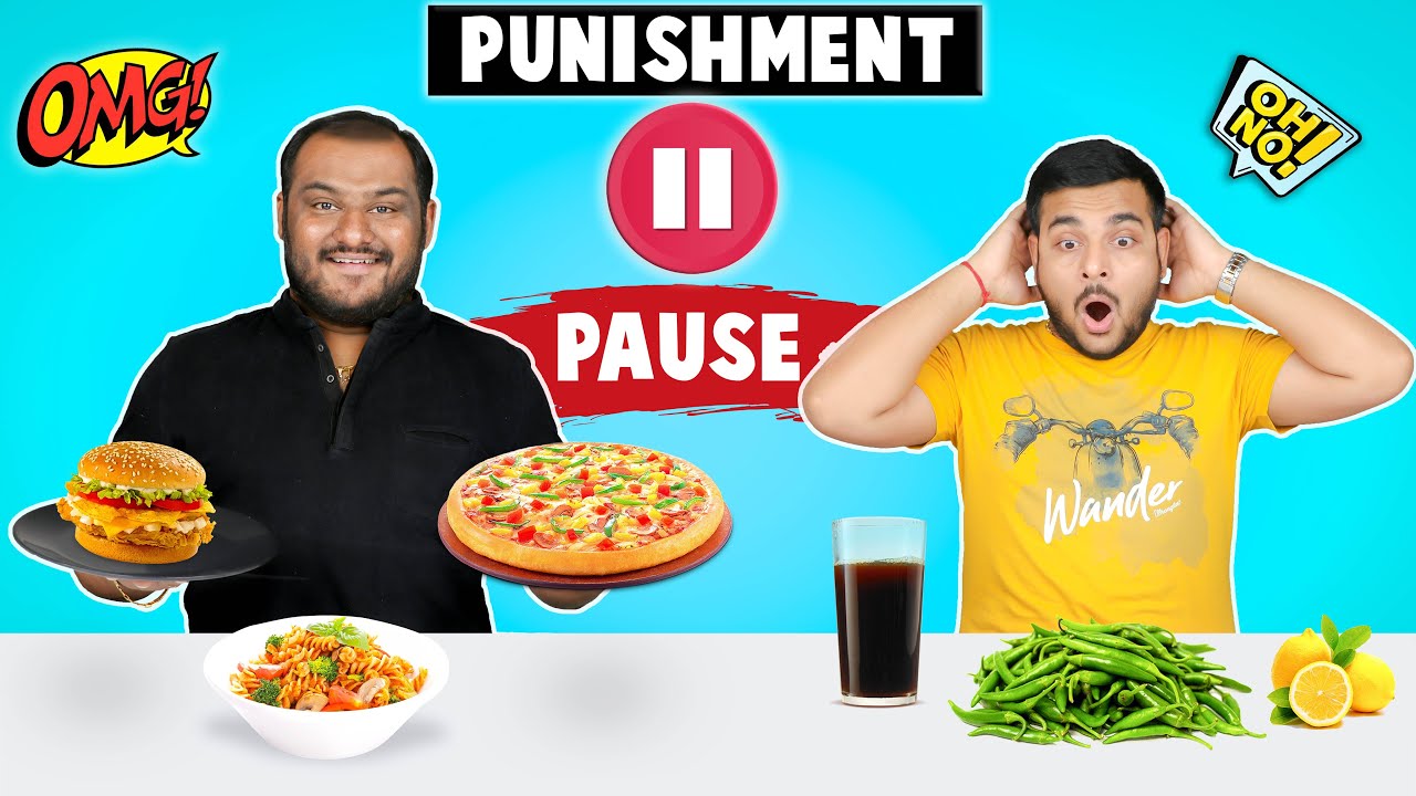 PAUSE PUNISHMENT FOOD CHALLENGE | Fast Food Eating Challenge | Food Competition | Viwa Food World