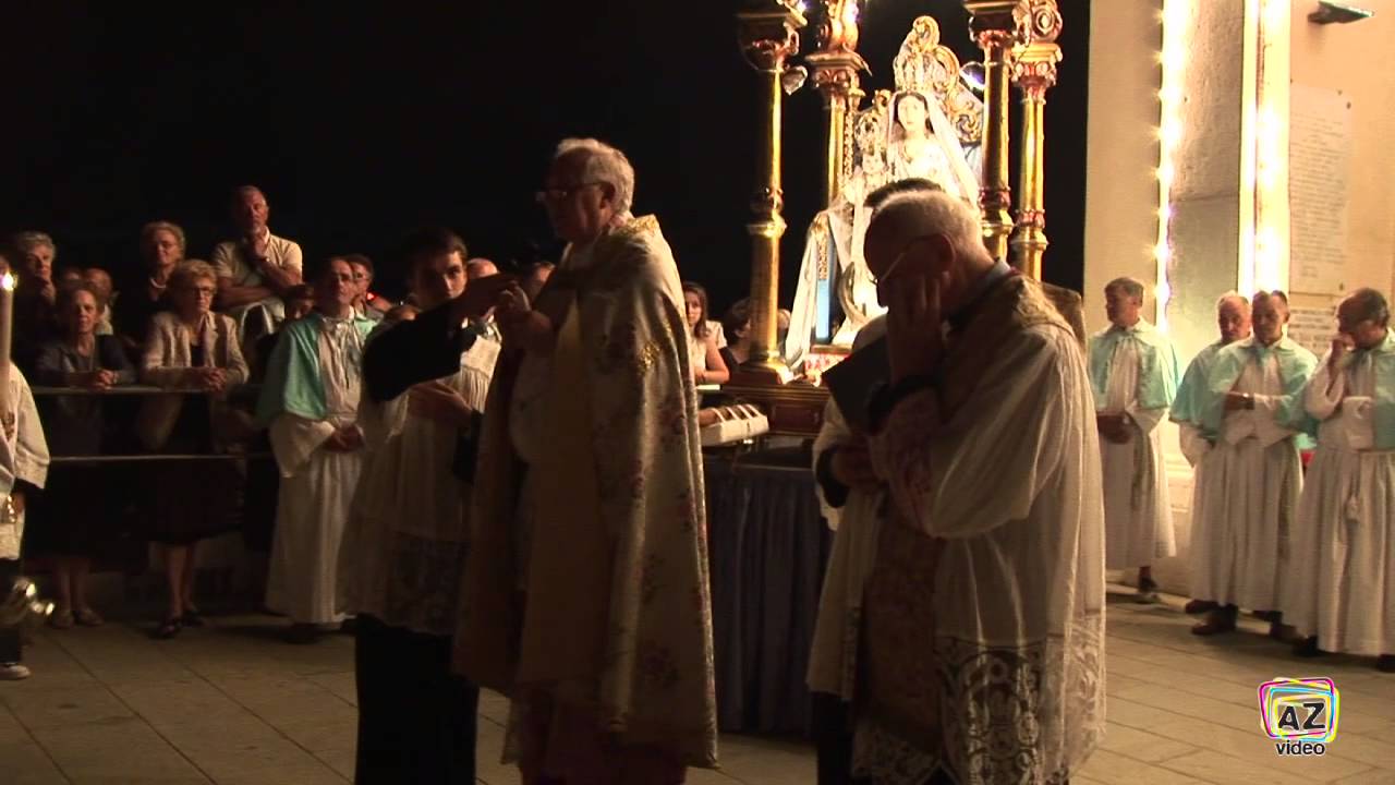 Incendio del Campanile e Processione Madonna dell' Angelo 13/07/2014