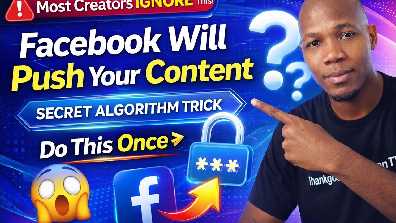 Do This Once and Facebook Will Push Your Content (Creator Don't Know This)