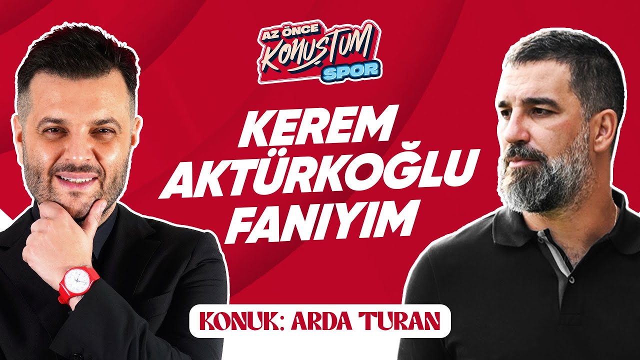Arda Turan: Maç Önü Konuşmalarında Fatih Terim'den Etkilendim | Az Önce Konuştum Spor