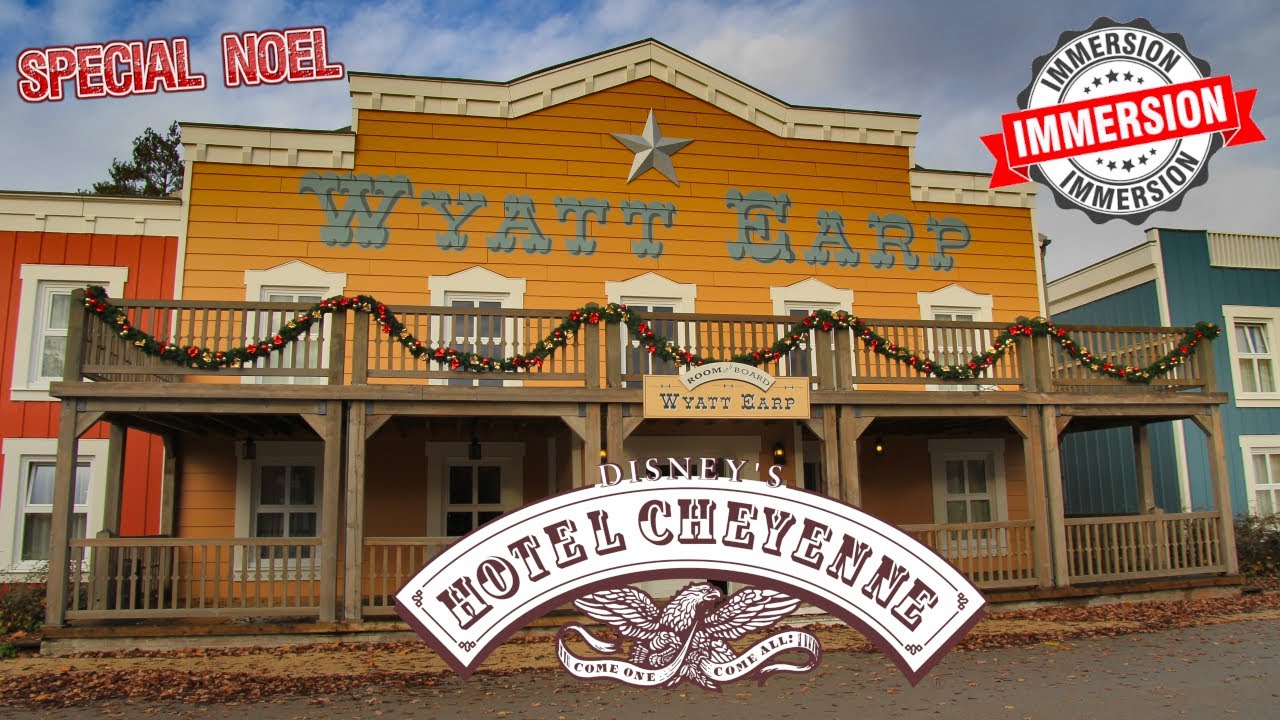 FULL TOUR HOTEL CHEYENNE SAISON DE NOEL A DISNEYLAND PARIS