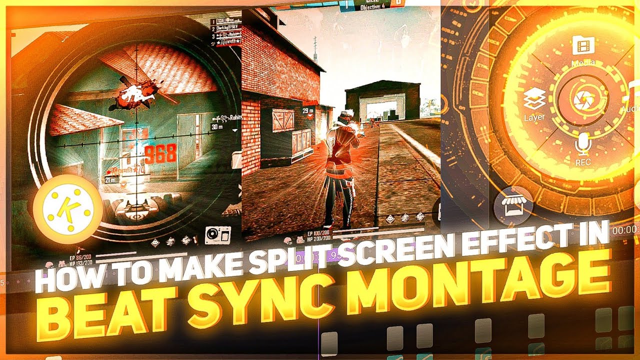 How To Make Split Screen Montage Effect || Next Level Split Screen Effect In Android || Kinemaster