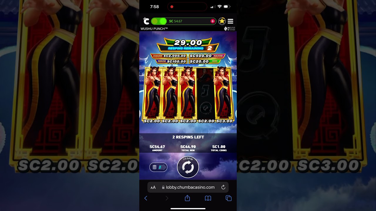 Wushu Punch Respin Feature Bonus #chumbacasino #casino #slotcommunity