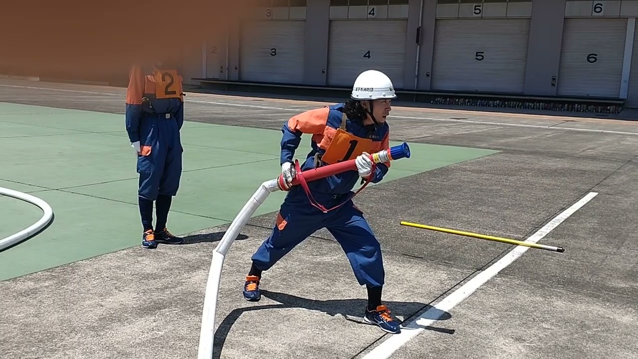 22.06.25 操法訓練　公開練習１番員