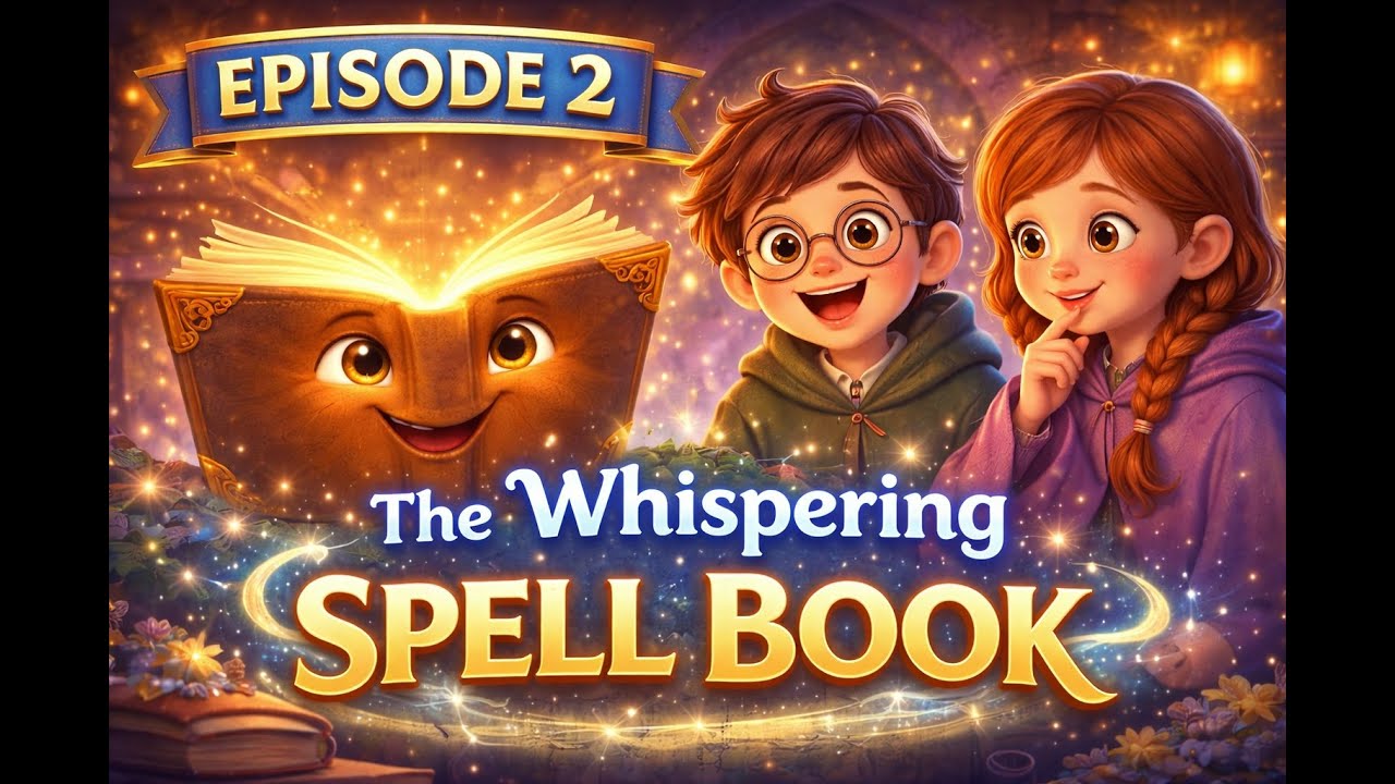 The Little Lantern School – Episode 2 ✨ The Whispering Book #kidsanimation #kidsstories