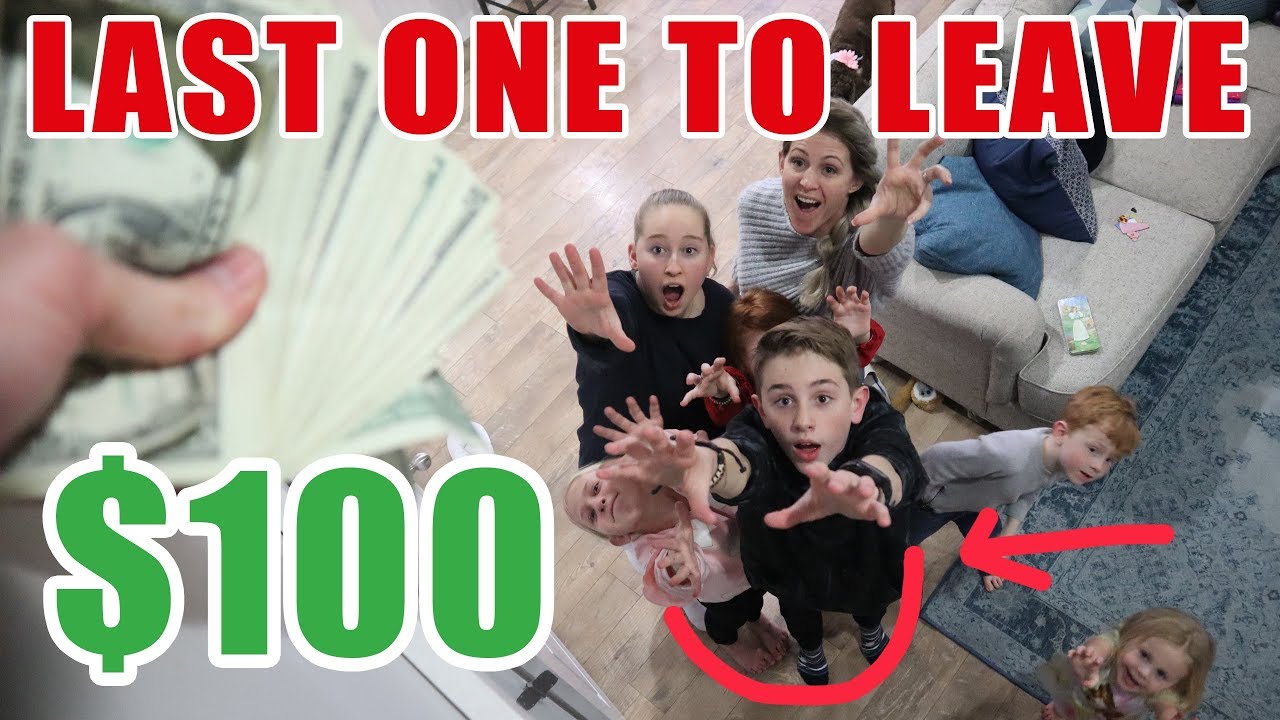 LAST ONE TO LEAVE the CIRCLE GETS $100 Challenge
