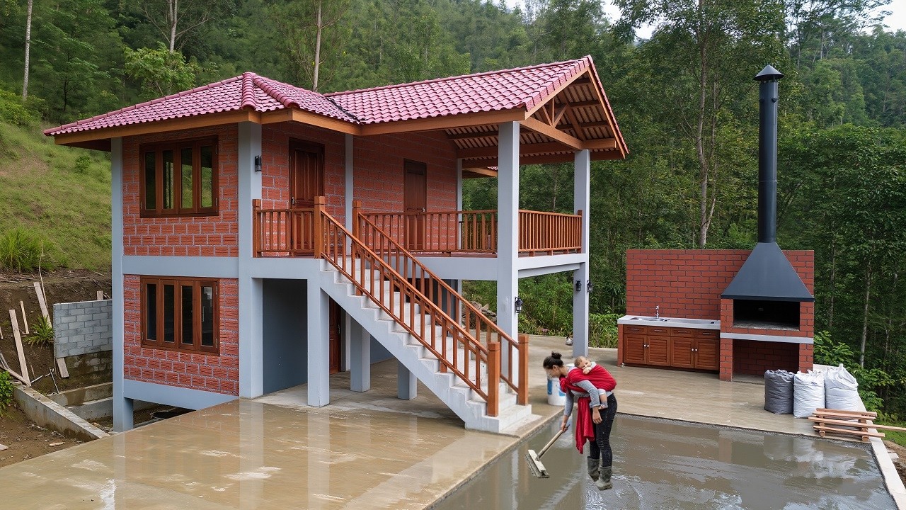 No one believed that a single mother could build her dream home in just 354 days - Free Life