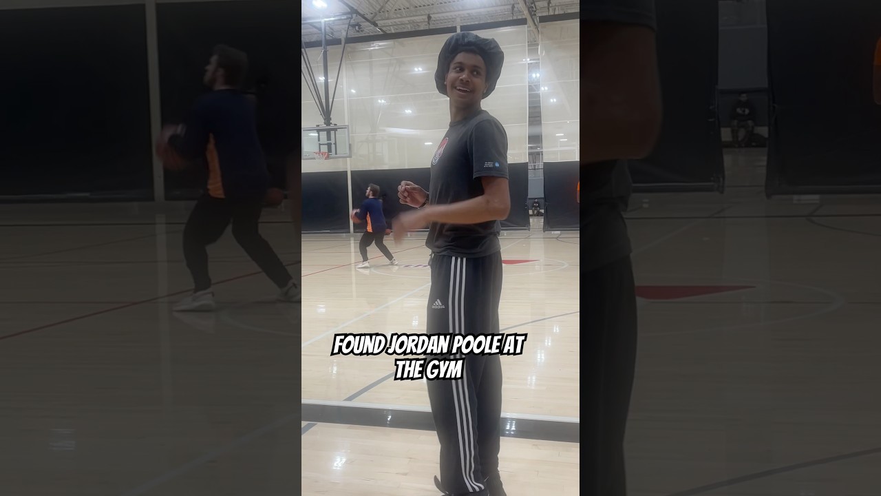 Jordan Poole pulled up to the Rec League #basketball #warriors #jordanpoole