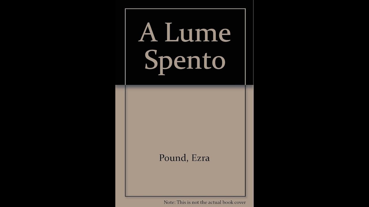 Ezra Pound -  CAMERATISMO  - voce di Vanni Olivero