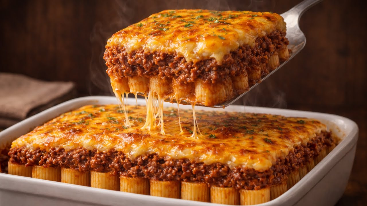 This PASTA Recipe Surprised Everyone l Ultra Cheesy Rigatoni Lasagna (Super Easy Recipe) & Potatoes