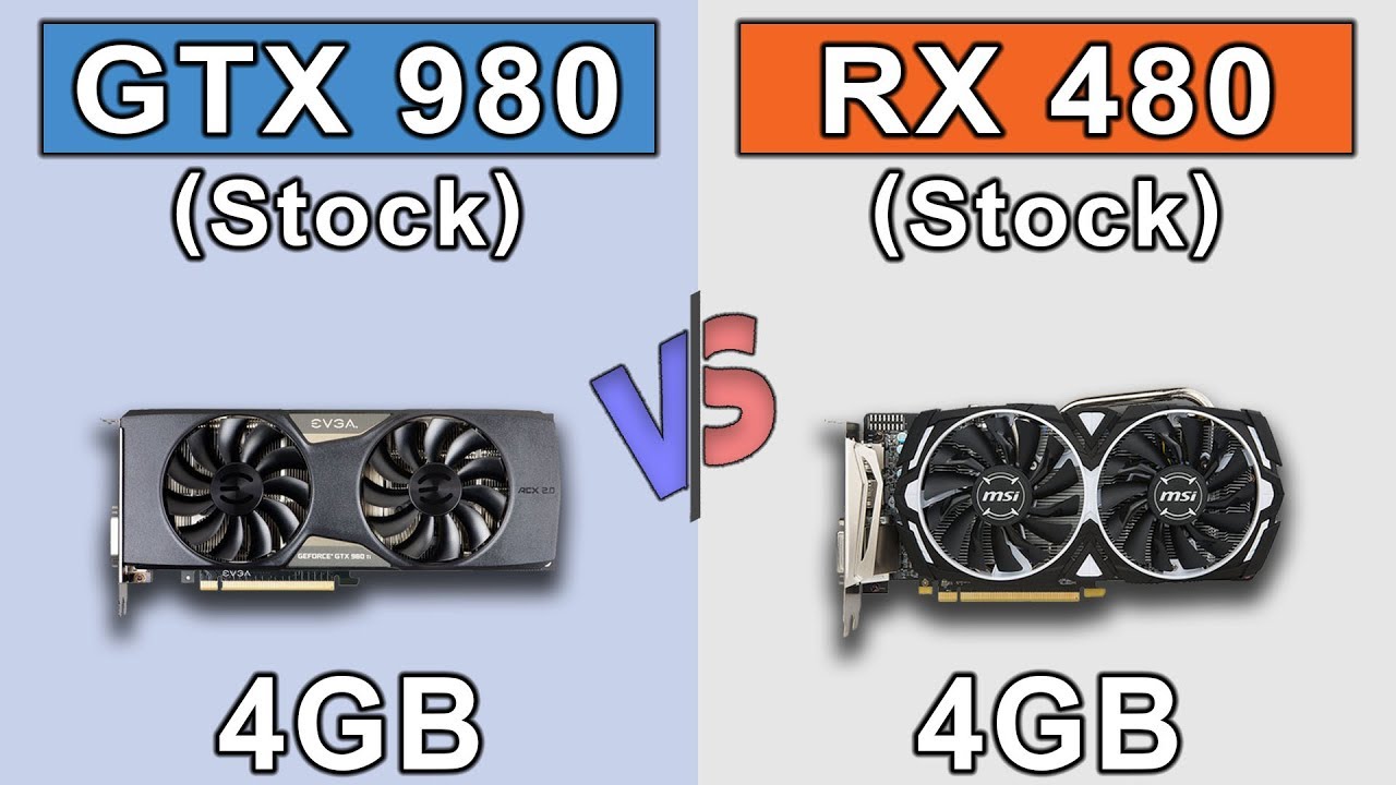 GTX 980 vs RX 480 | New Games Benchmarks