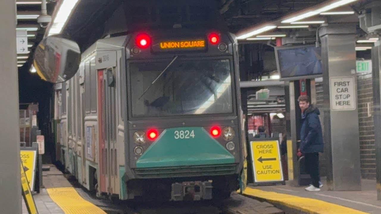 MBTA Railfanning Red, Orange and Green Line Trains