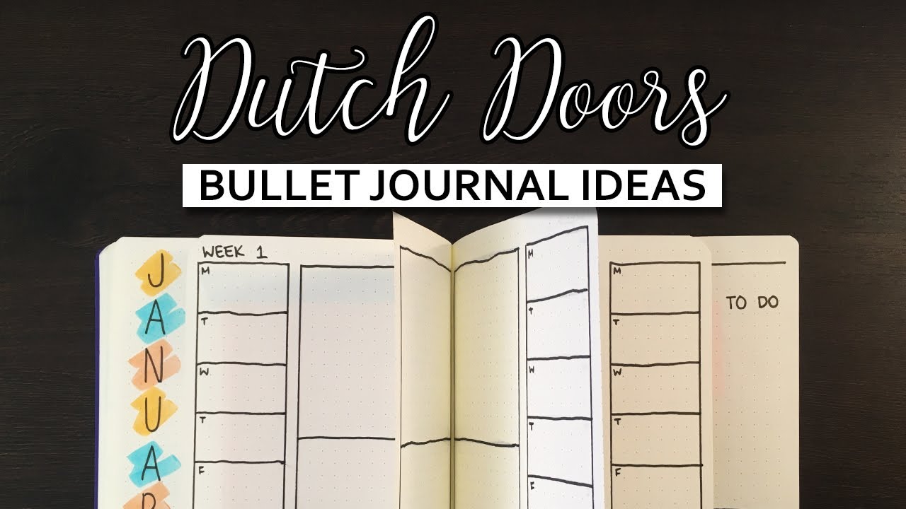 Идеи оформления журнала Bullet Journal в голландском стиле 💜