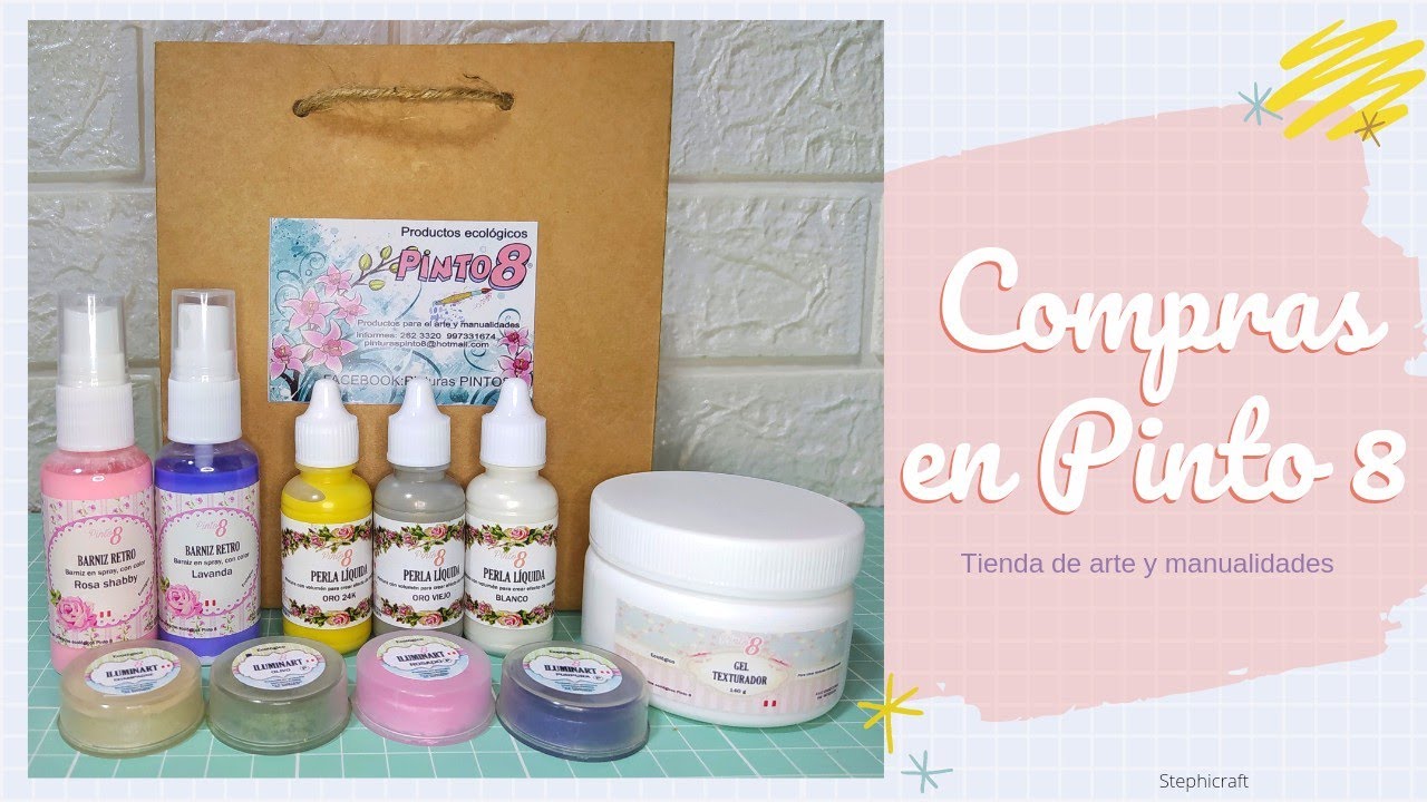 COMPRAS EN UNA TIENDA DE ARTE Y MANUALIDADES //PINTO 8// PINTURAS // SCRAPBOOK